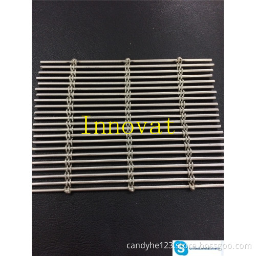 Square decorative Stainless Steel Woven wire mesh